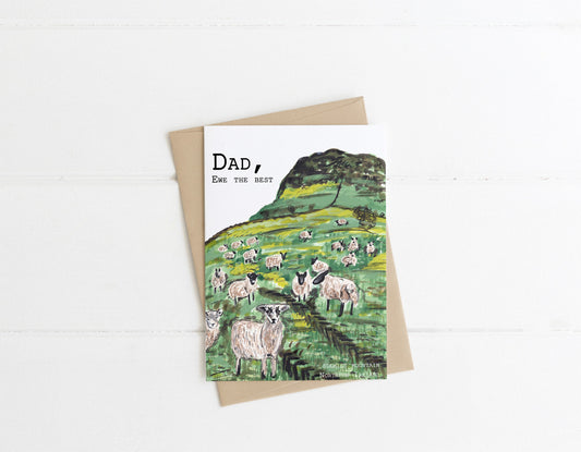 Dad, Ewe The Best | Fathers Day Card | Sheep Card | Northern Ireland | Send Direct